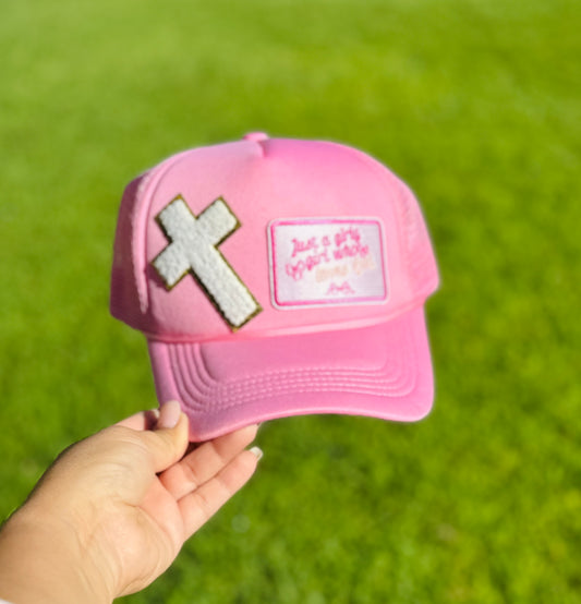 Light Pink Trucker Hat