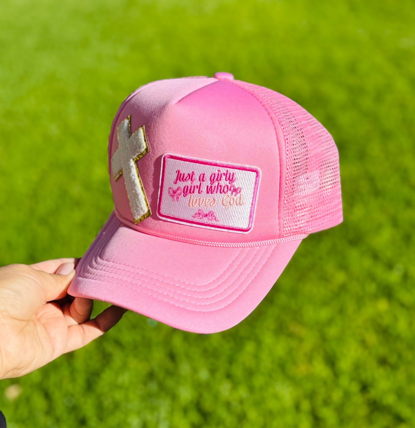 Light Pink Trucker Hat