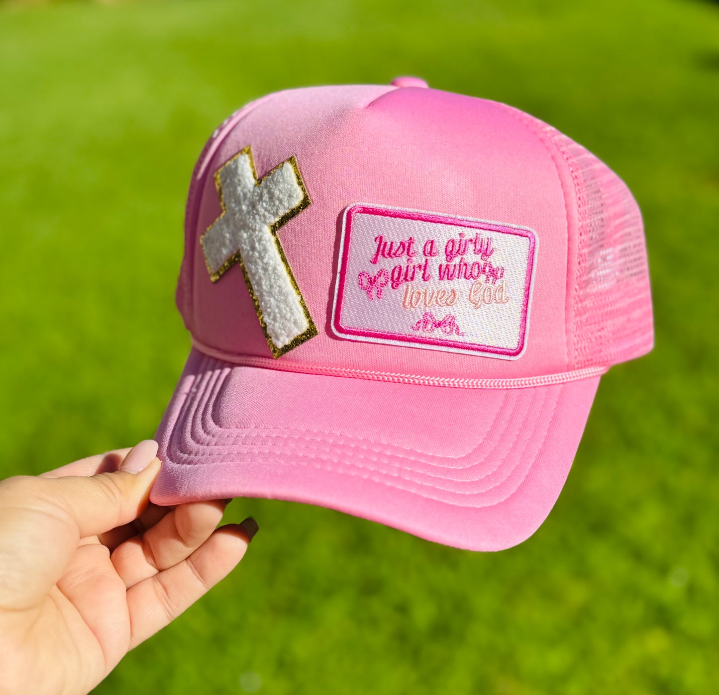 Light Pink Trucker Hat