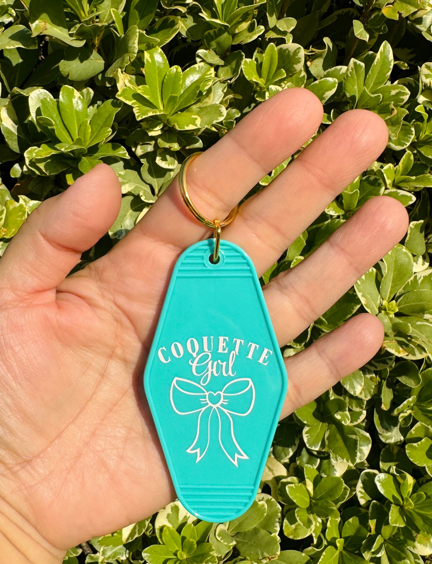 Coquette Motel keychain