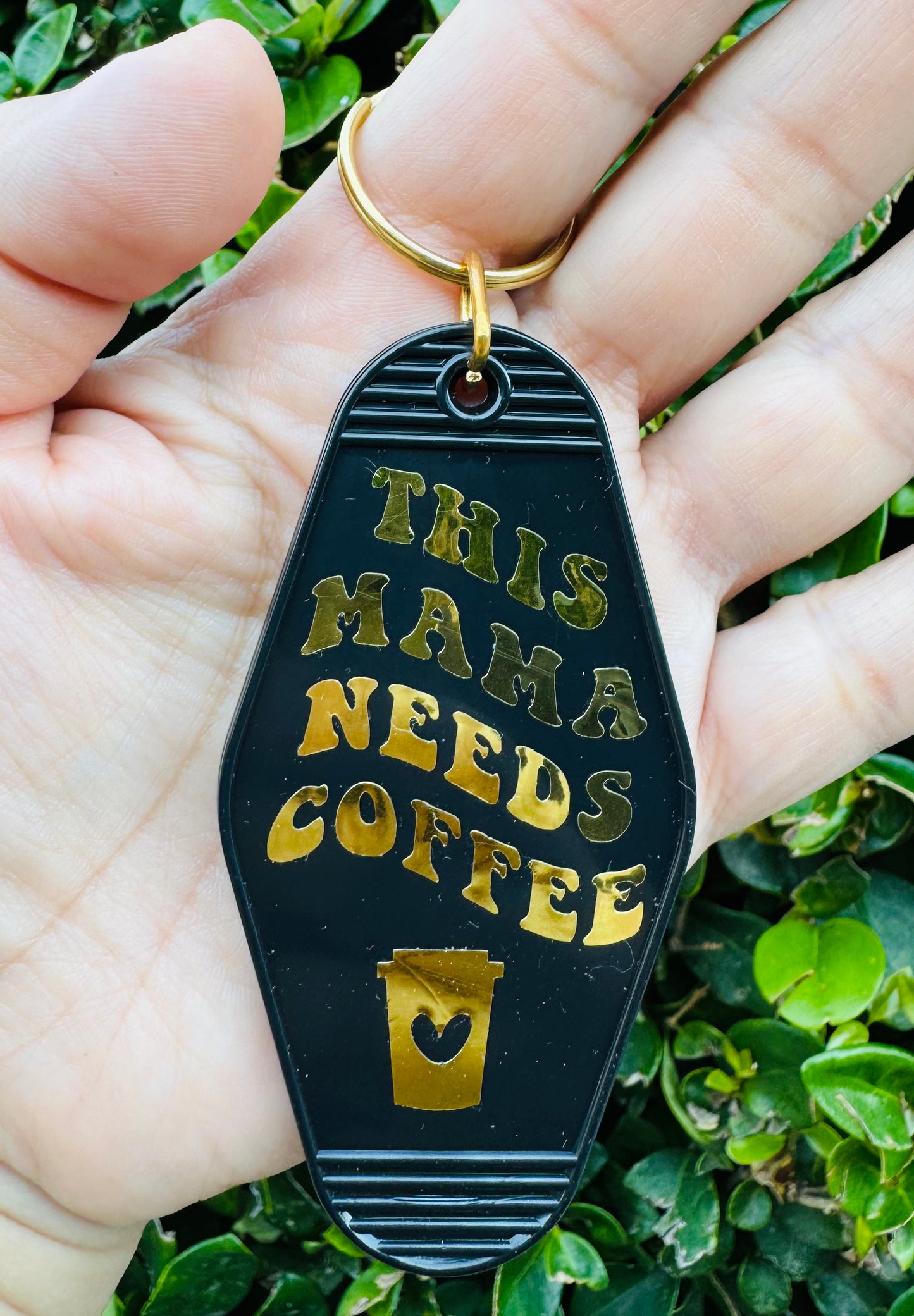 Motel Key chain This Mama needs coffee